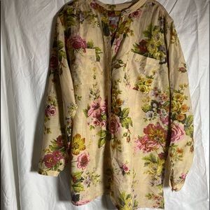 J. Jill Floral Silk weight blouse